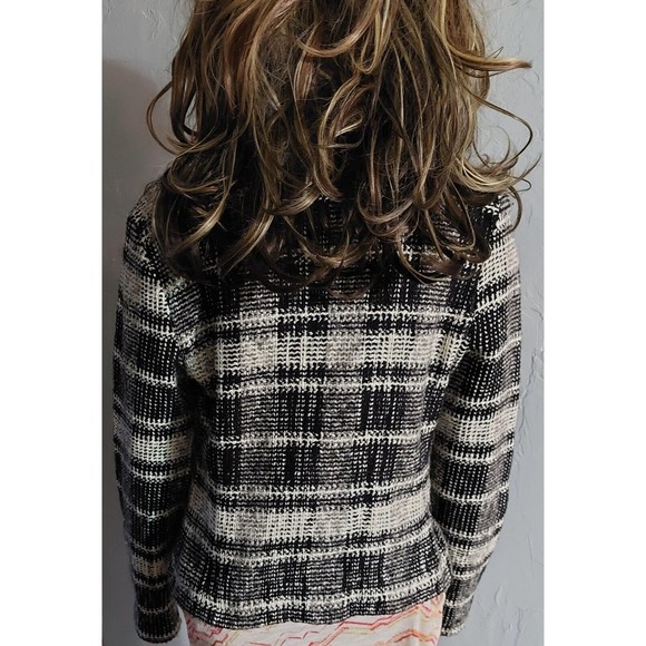 Lucky Brand Moto Jacket,Women S,Pockers,Zipper,cotton, Acrylic,16.5 Inch Of Arm - Picture 5 of 12